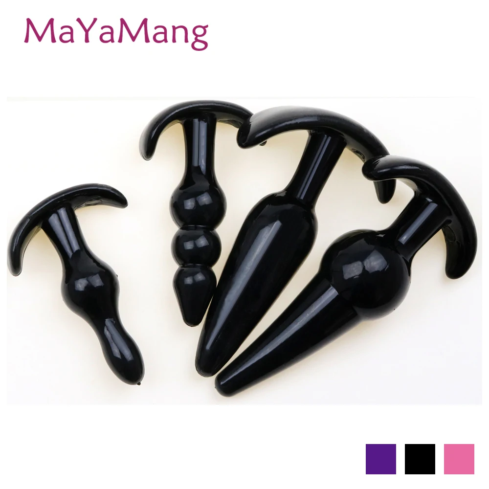 Силиконовые анальные игрушки Mayamang 4 шт./компл. Анальная пробка Анальный