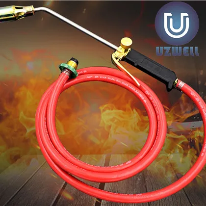 UZWELL двойной 50 переключатель сварочная Бутановая горелка Газовая Горелка