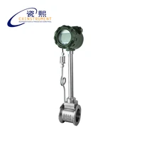 dn300 pipe size lcd display and stainless steel material vortex flowmeter supplier
