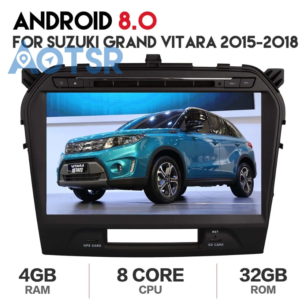 Autostereo Восьмиядерный Android радио автомобильный DVD плеер GPS навигация для Suzuki Grand Vitara