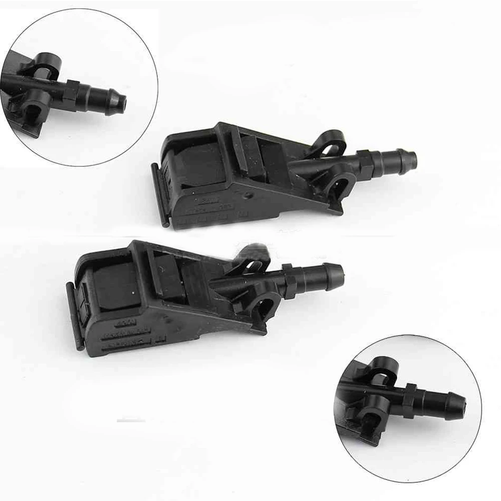 

New 2x Windshield Water Sprayer Jet Spray Washer Nozzle For VW For Beetle For Jetta For Golf Car Acccessories