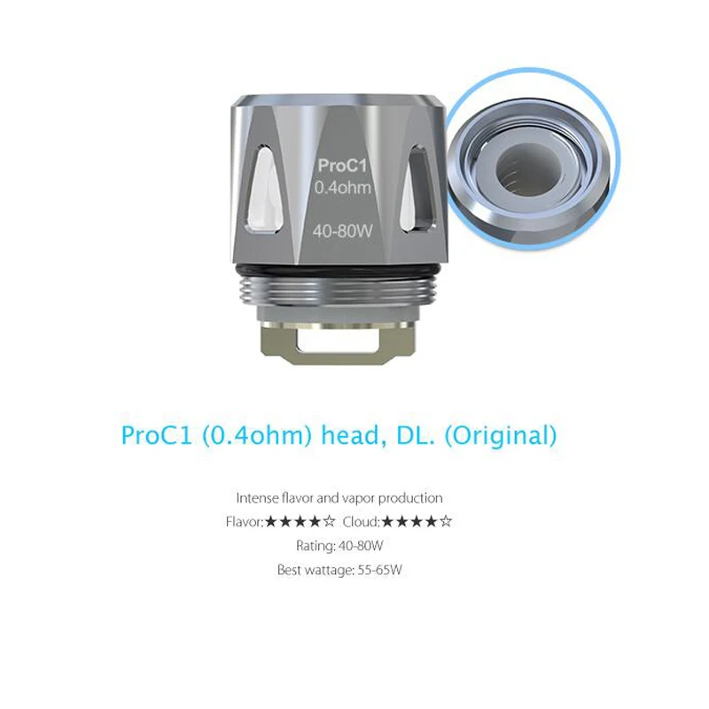 Original Joyetech ProC1 ProC1-S ProC2 ProC3 ProC4 Coil Head Replacement Evaporator for ProCore Aries Atomizer 5pcs/lot | Электроника