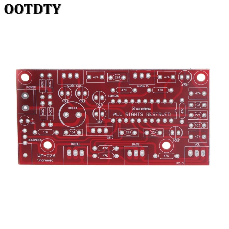 Комплект досок усилителя OOTDTY LM1036 Hi Fi с усилителем|Усилители мощности| |