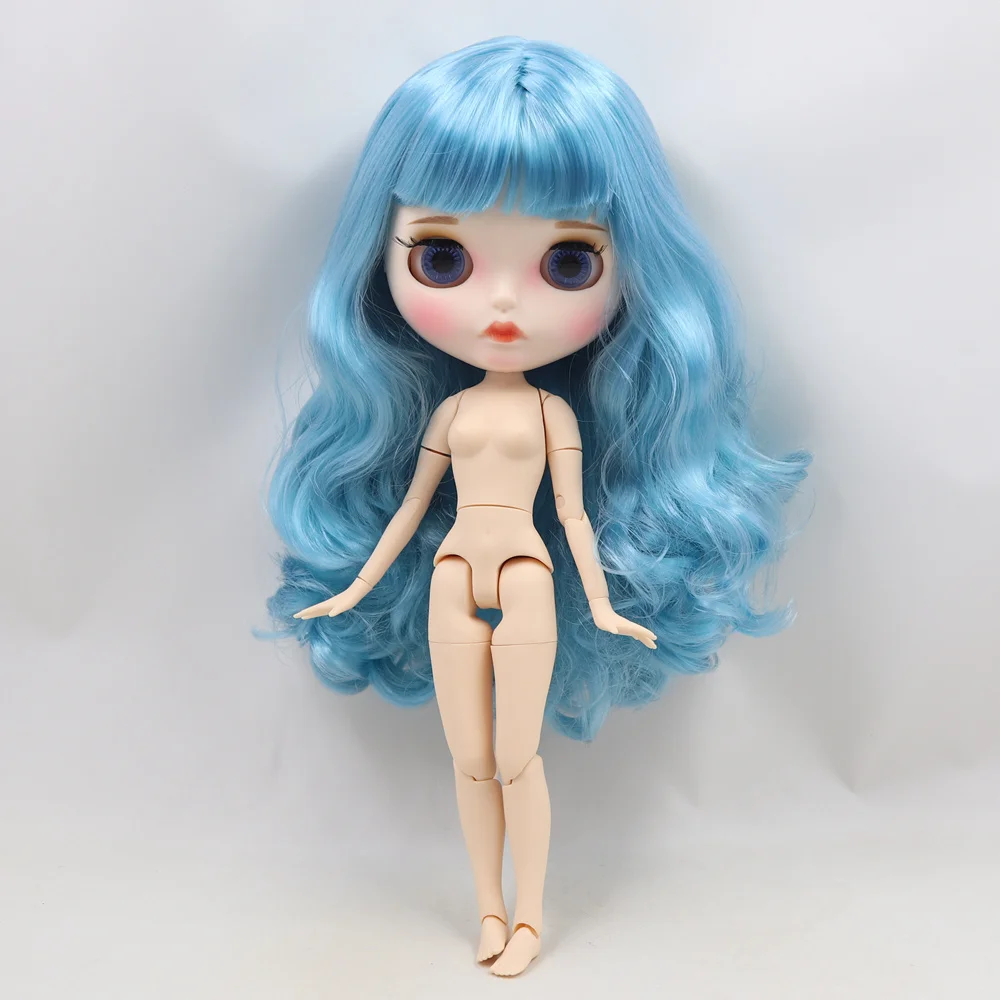 Кукла Blyth от ICY DBS с белой кожей для суставов матовым лицом и бровями голубыми