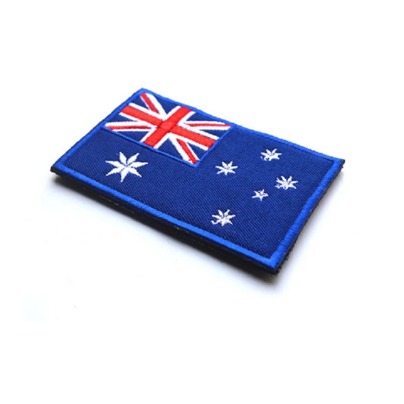 

Australia Embroidery Patches Magic Stickers Loops And Hook Flag Of Australia Patches Armband Cloth Patch