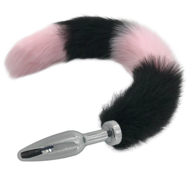 Анальные секс игрушки 2 размера милый мягкий лисичий хвостик анальная пробка из