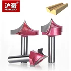 Фреза HUHAO для деревообработки, твердосплавные Биты 8 мм с хвостовиком для гравировки, гравировки, обрезки, флейтинга, 1 шт.