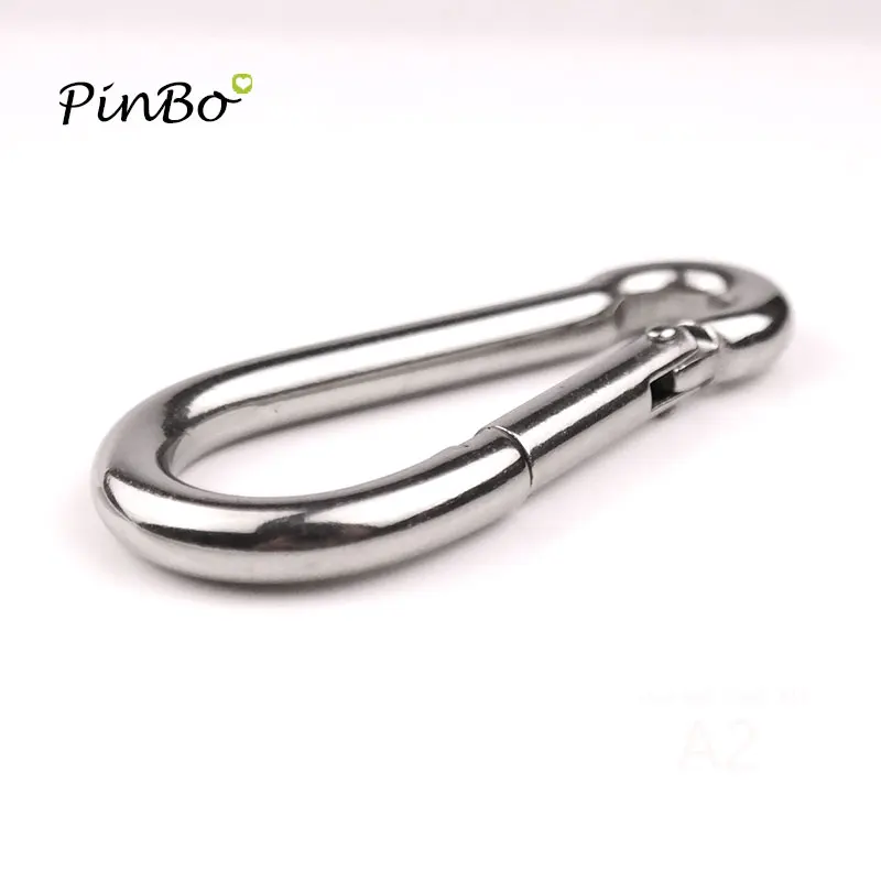 10 шт. M5 304 карабин из нержавеющей стали крючки|carbine hook|stainless steel snap hooksnap hook stainless |