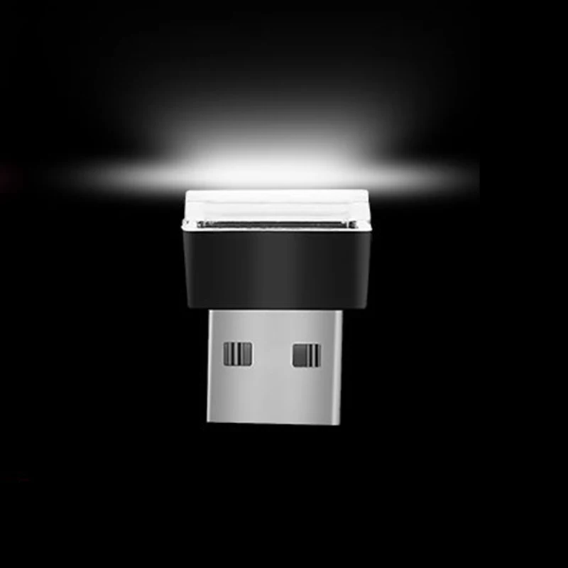 Белый Автомобильный-Стайлинг USB светодиодный декоративный светильник для Land Rover Range Rover/Evoque/freelander/Discovery - Название цвета: Белый