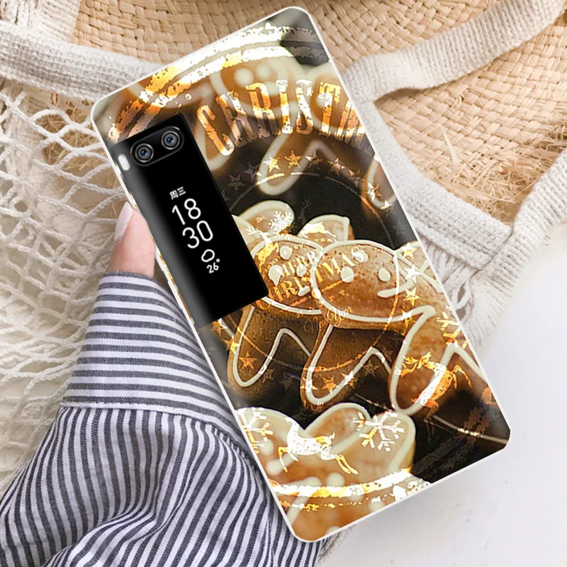 5.2&quot Soft TPU for Meizu Pro 7 Fashion Silicone Christmas Phone Case Ultra Thin Gel Fundas PRO Cover Cases Coque |