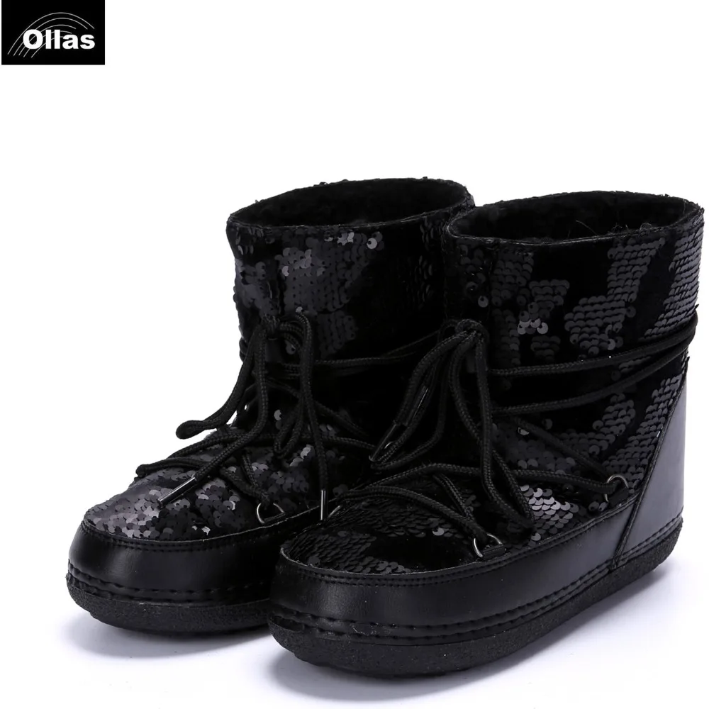 2017 Модные сапожки Брендовая женская утепленная зимние ботинки на платформе