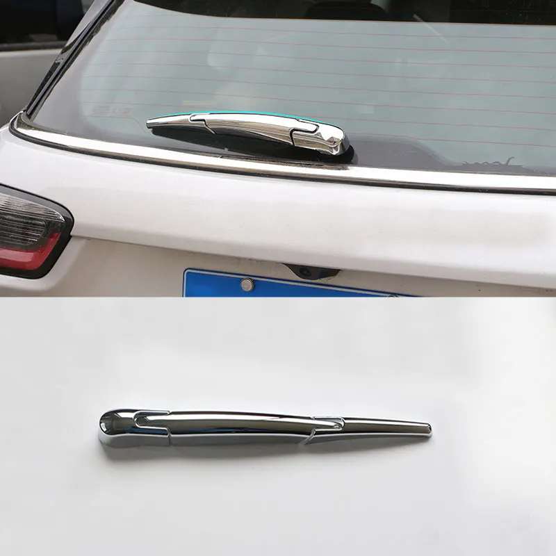 

ABS Car Rear Water Wiper Protection Cover Wiper Windshield Blade Trim Sticker for Jeep Compass Second Generation 2017 2018 2019