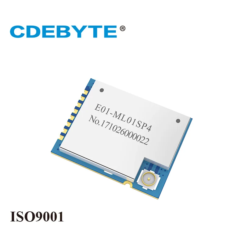 Дальность действия E01 ML01SP4 nRF24L01P 2 4 ГГц 100 мВт IPX штамп антенна отверстия uhf