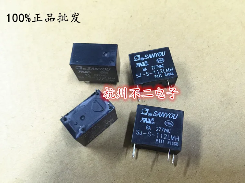 

Реле SJ-S-112LMH 12В 4 фута нормально открытый 8А HF32F-012-HSLQ3