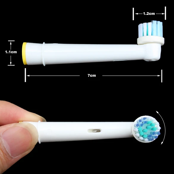 Новый дизайн 4 шт. Электрический Зубная щётка головки Замена для Oral B
