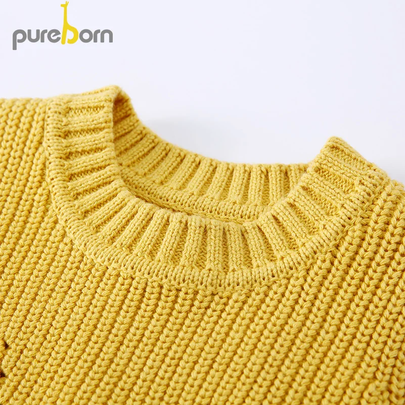 Pureborn детские жилеты жилет свитер одежда верхняя мультфильм улыбка Seeveless для