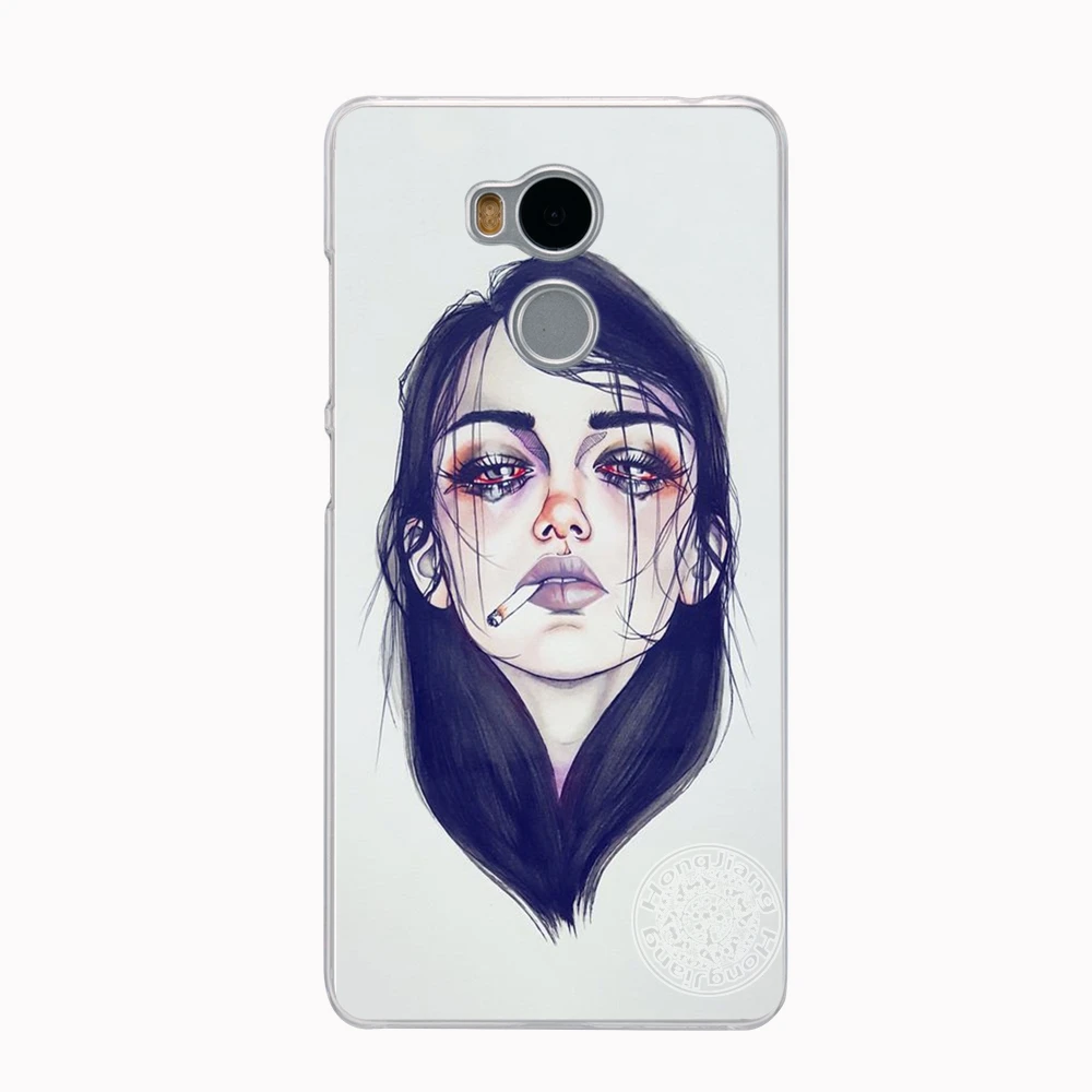 Модный чехол HAMEINUO для девушки с винной чашкой телефона Xiaomi redmi 4 4A 1 1s 2 3 3s pro note 4X 5A |