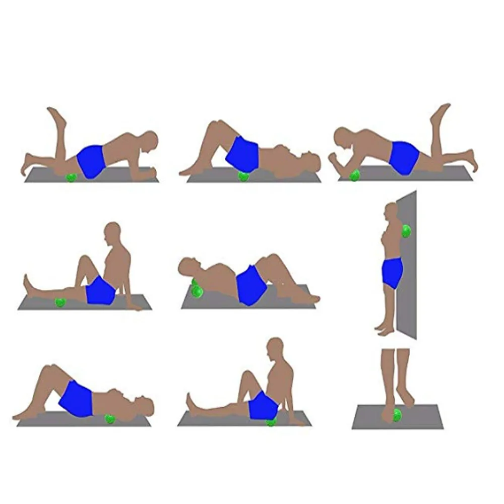 Двойной хоккей фитнесс снятие триггерного зала массажный мяч тренировочные