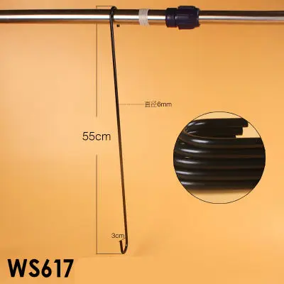 WS620 20 шт. нержавеющая сталь s-образные Крючки Стеллаж для хранения одежды инструмент перила держатель застежки крючки Дом Кухня Ванная комната вешалка для одежды - Цвет: WS620