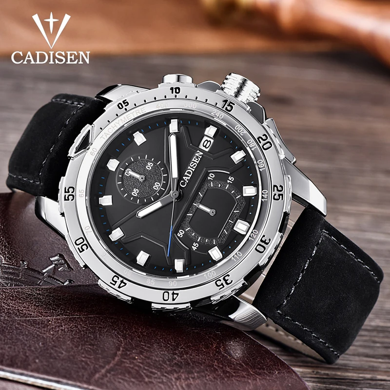 Мужские часы Cadisen мужские деловые relogio masculino лучший бренд роскошные модные