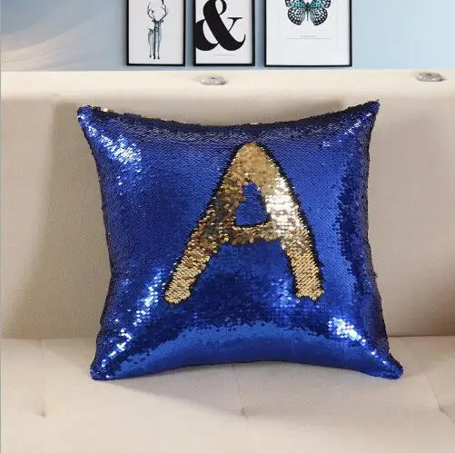 Современные Обратимым Русалка Блестки Чехлы Home Decor наволочку для диван