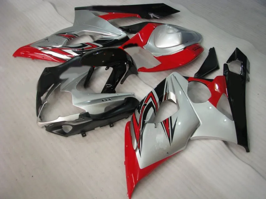 Комплект обтекателей под давлением для GSXR1000 05 06 GSXR 1000 K5 2005 2006 ABS Красный
