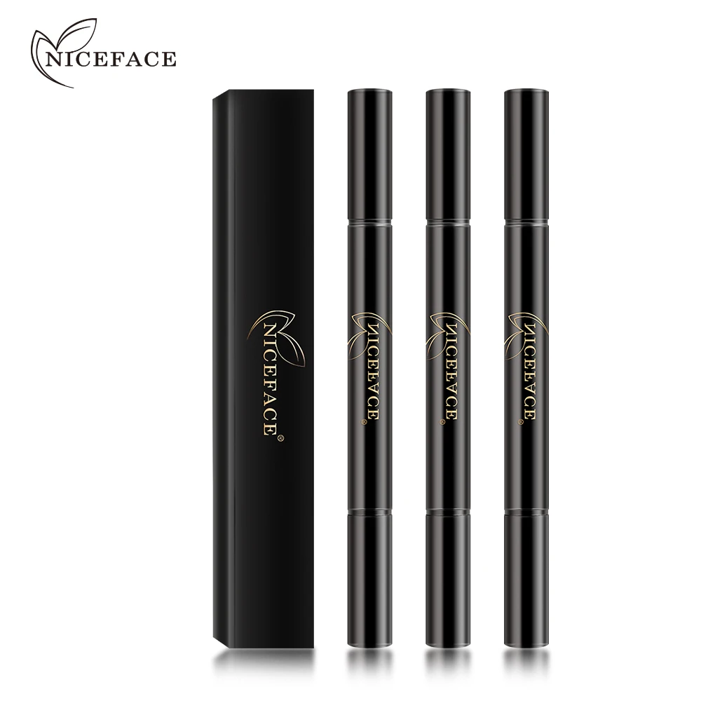NICEFACE Черная Подводка для глаз Eye Liner ручка макияж Водонепроницаемый Для женщин