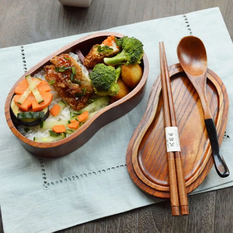 Бесплатная доставка бэнто Ланч-боксы Студенческая посуда суши Ланч-бокс