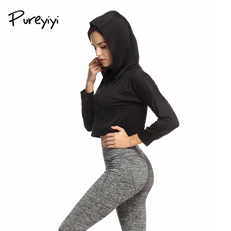 Women Hooded Running Shirts Jersey Breathable Sportswear Fitness Yoga Top Sports Clothing T Shirt Gym Tops plus size | Спорт и