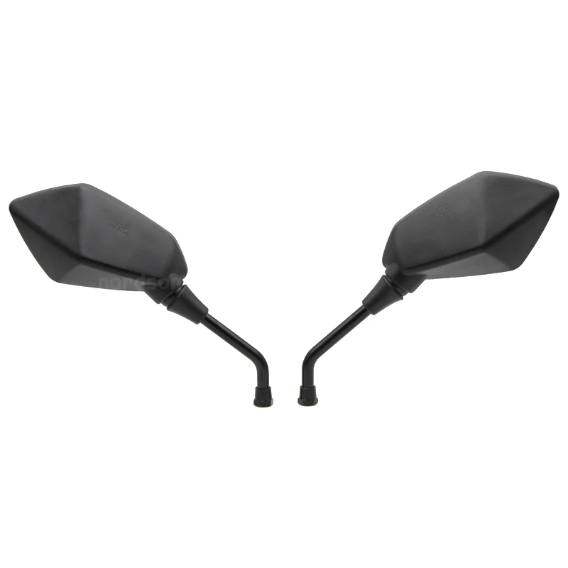 Зеркало мотоциклетное универсальное черное боковое зеркало заднего вида М10 для