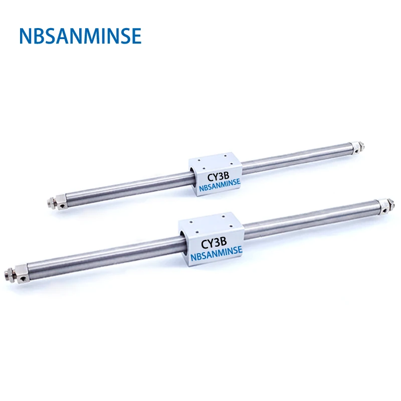 

CY3B 32mm Bore Magnetically Coupled Rodless Basic Type SMC Type Pneumatic Parts Compress Air Cylinder NBSANMINSE