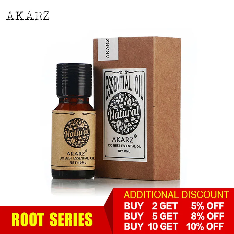 

AKARZ Professional Plants Root Series top sale essential oils aromatic for aromatherapy diffusers face body skin care aroma oil