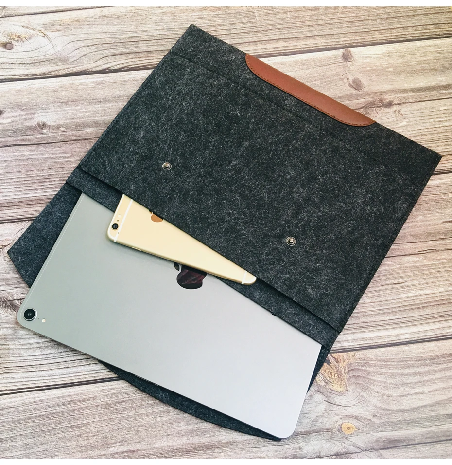 Шерстяной войлочный чехол для планшета чехол для нового Apple iPad Pro 12," рукав сумка для ноутбука сумка против царапин ударопрочный оптом