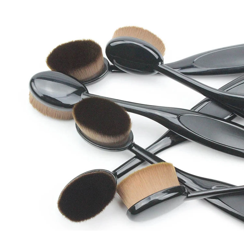 По Нанда 2 предмета красоты лица Foundation Brush + Powder Профессиональные кисти для