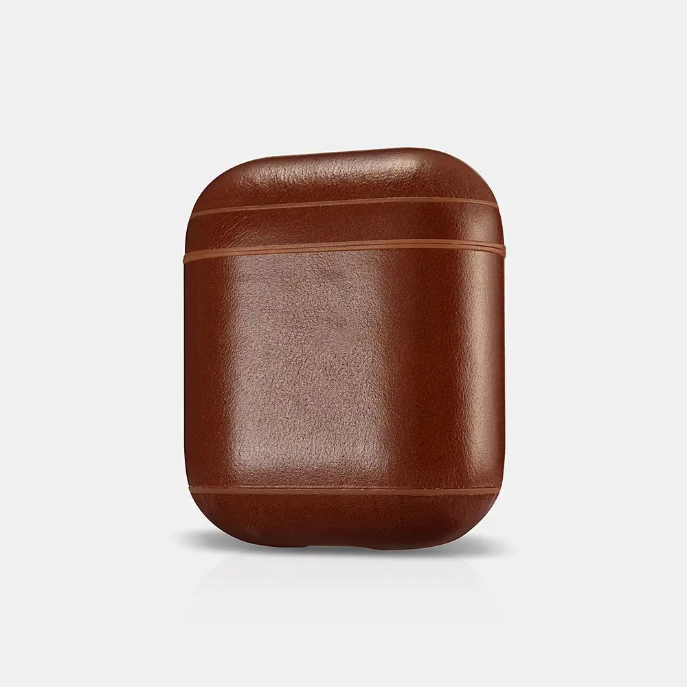 Icarer бренд для AirPods чехол Винтаж Натуральная кожа кожухи головных телефонов Bluetooth
