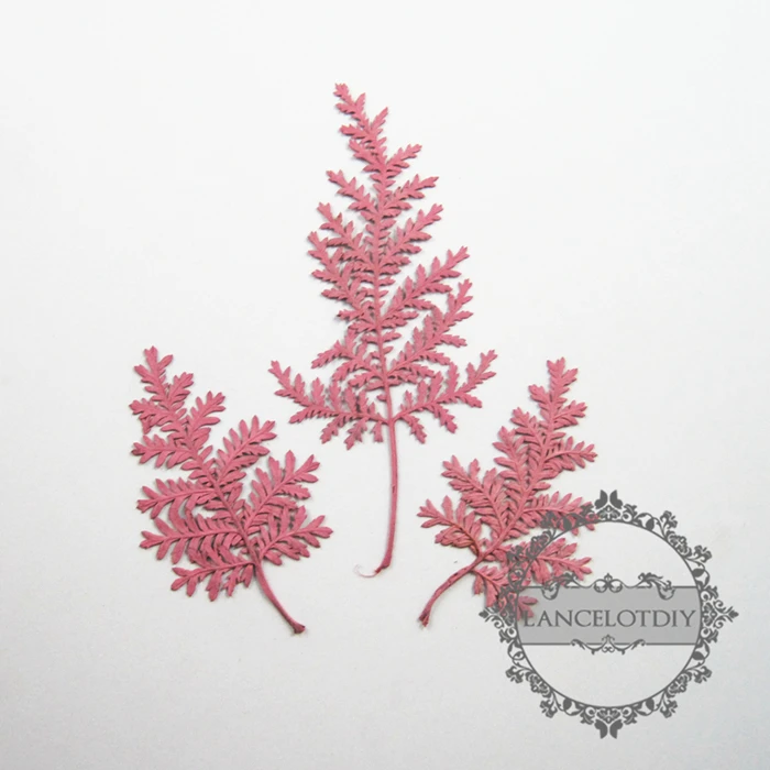 

small packs real dry pressed flower pink leaf craft for DIY glass dome resin filling 1503097