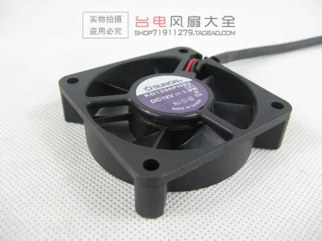 Для Sunon KD1206PHB2 6015 6 см 60 мм DC 12 В 0 19 Вт 2 провода тихий вентилятор охлаждения сервера |
