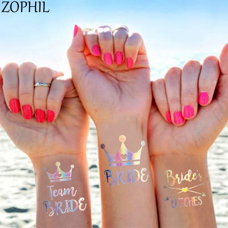 10 шт. свадебное украшение невесты наклейки для татуировок товары свадьбы копилка