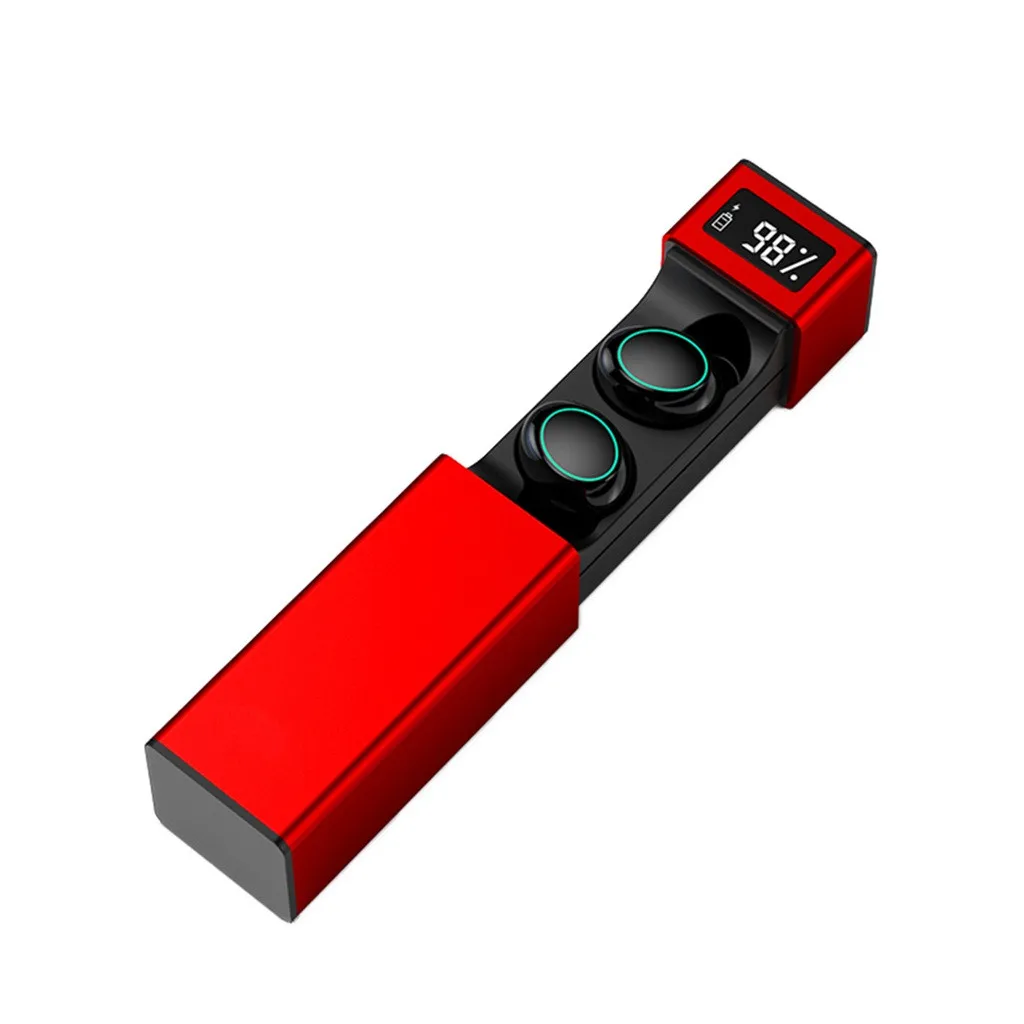 RD X8 Touch control TWS Bluetooth 5,0 наушники мини Близнецы Беспроводные стереонаушники с микрофоном IPX7 водонепроницаемые наушники - Цвет: RD