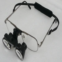 2 5x galileo medical binocular dental loupes wearing style surgical magnifying magnifier glasses for microsurgery dentistry