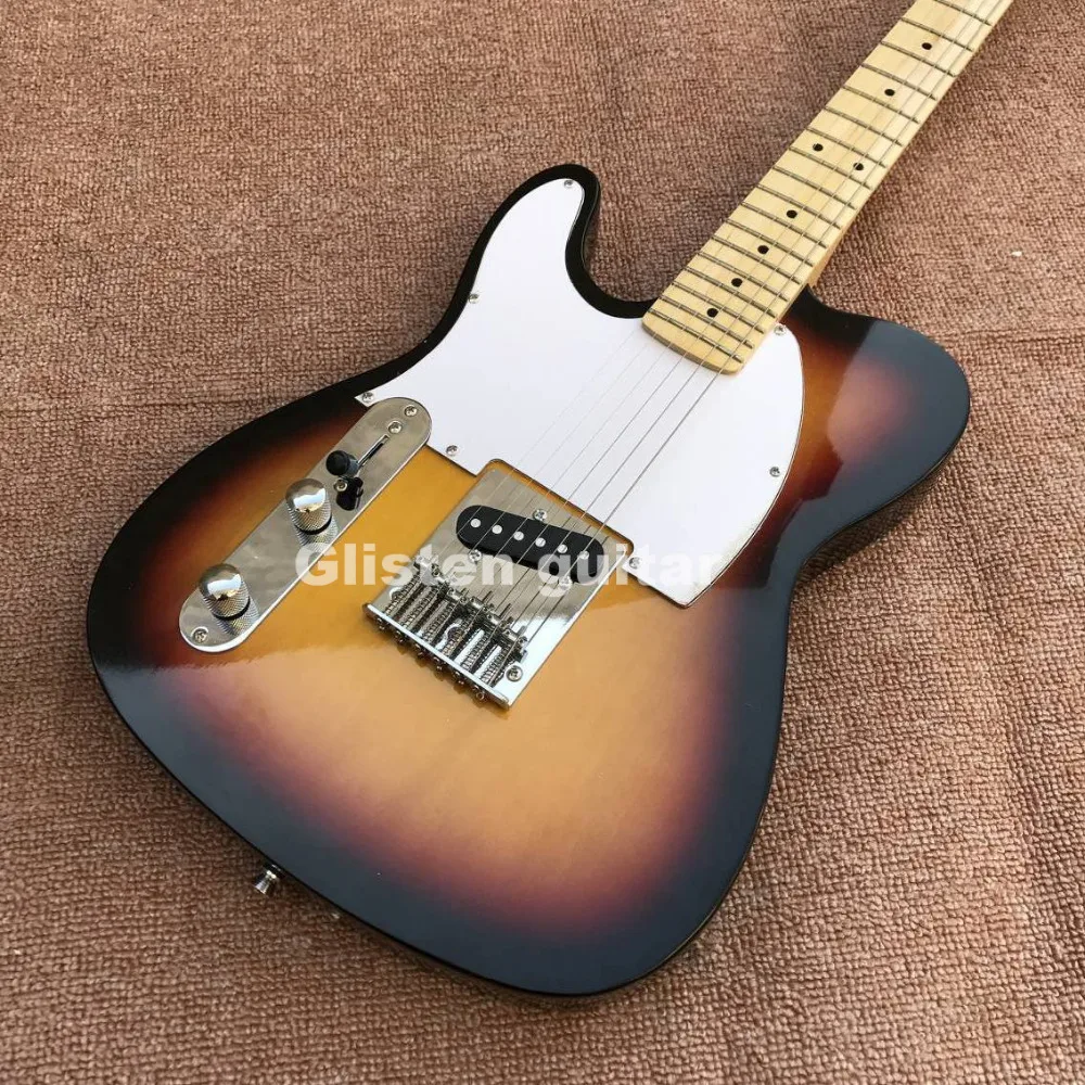 Левша TL sunburst электрогитара, гитара на заказ ra
