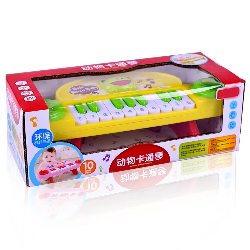 

INBEAJY Cute DIY Baby Toy Musical Instrument Baby Kids Musical Educational Piano Animal Farm Developmental Music Toys