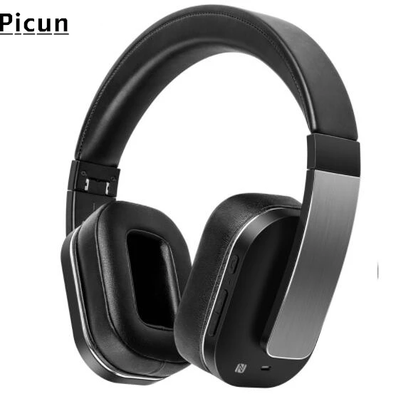 Picun F9 Bluetooth беспроводная гарнитура кожаный стенд металлический корпус наушники