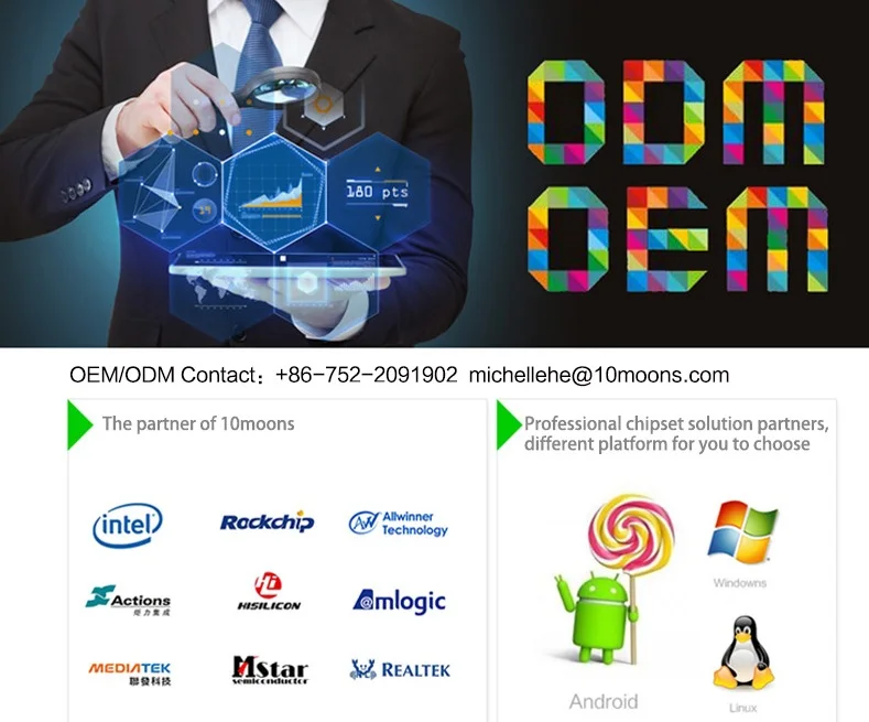 10moons Smart Android tv Box RK3368 Восьмиядерный 1 Гб DDR 16 Гб EMMC BT 4,1 H.265 UHD 4K медиаплеер