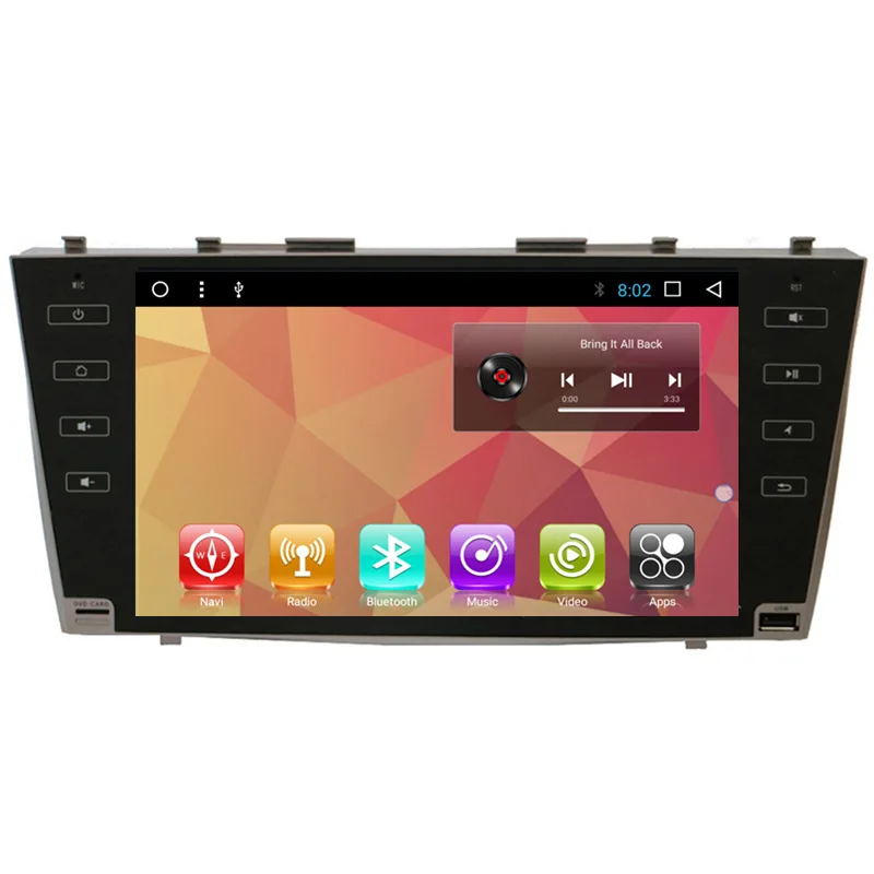 9 &quotAndroid автомобильный мультимедийный Стерео GPS навигатор DVD для Toyota Camry 40 Aurion 2005
