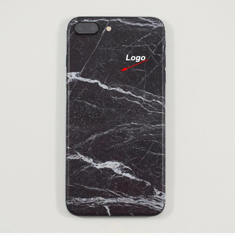 Мраморная зернистая задняя пленка для Apple iPhone7 iPhone 8 Plus декоративная Защитная