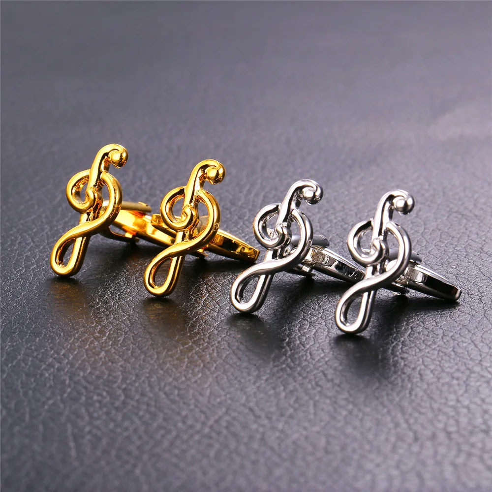 Запонки для музыкальных нот мужчин запонки с музыкальными нотами дизайнерские