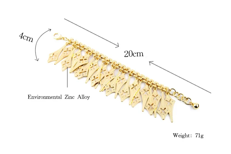 Модный браслет из сплава золотого цвета в стиле стимпанк Новое поступление