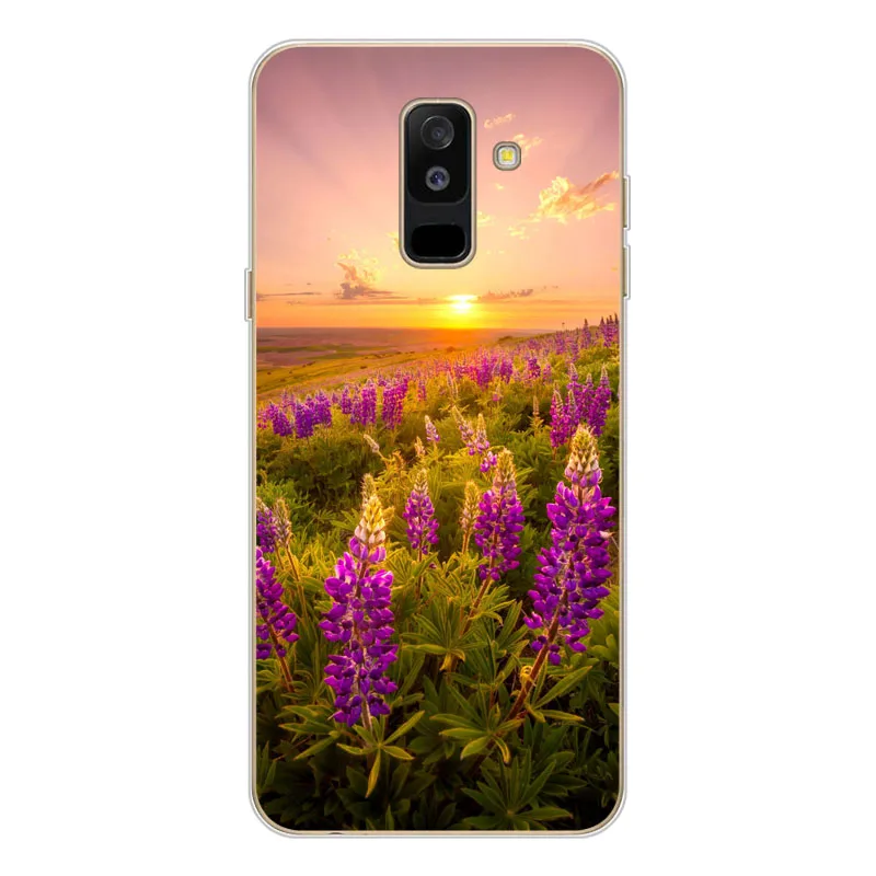 Чехлы Geruide para Для samsung Galaxy A6 plus a6+ Dual SIM pintado telefono caso samsung Galaxy A6 a6 - Цвет: RY-27