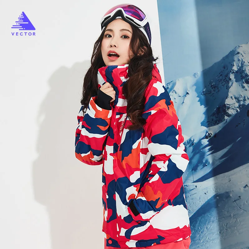 Зимние лыжные костюмы для женщин Высококачественная Лыжная куртка и штаны